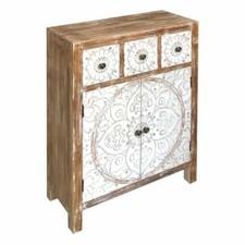 CONSOLLE VINTAGE PROVENZALE SHABBY ETNICO cm63x26H82 Mobili Anticati Intarsiati