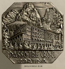 CORTINA PASSO TRE CROCI M.1809 DOLOMITI DISTINTIVO DA BASTONE MONTAGNA