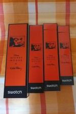 4 Swatch MICKEY MOUSE KEITH HARING COLLECTION COMPLETE - 1 BORSA