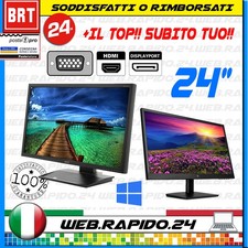 PC MONITOR SCHERMO LCD LED 24"