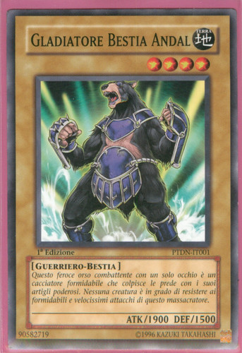 Gladiatore bestia andal - gladiatore, •