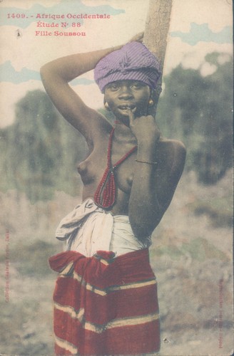 French west africa semi nude - french,