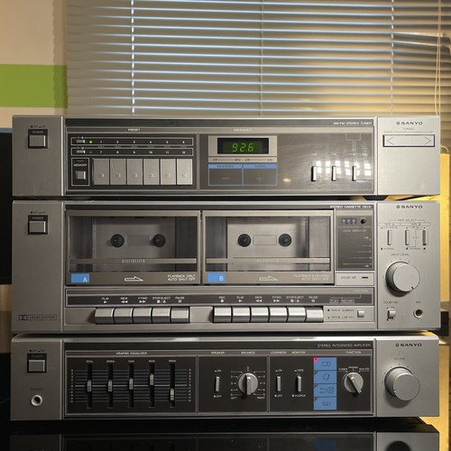 Sanyo set stereo - sanyo, vintage