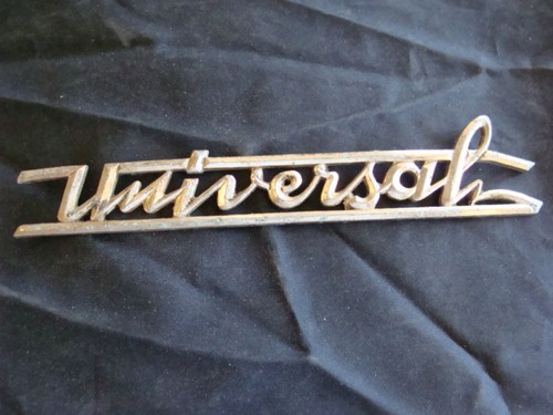 Scritta logo emblema universal - emblema,