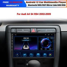Autoradio 9" Android 12 GPS navigatore satellitare BT DAB radio per AUDI A4 S4 B6 B7 2002-2009