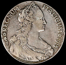 Italia Eritrea 1918 Tallero grande corona d'argento.