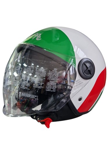Casco demi jet - demi-jet, doppia