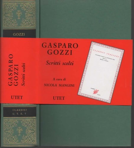 Libri gozzi gasparo - libri,