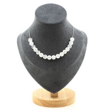 Collana 15 Perle Quarzo