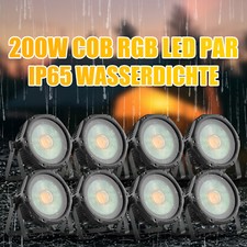 8x Impermeabile IP65 LED Par