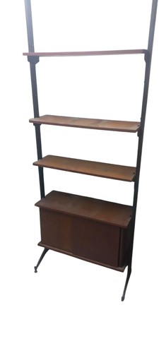 Libreria teak aperta - in,