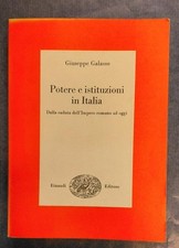 GALASSO Giuseppe. POTERE E