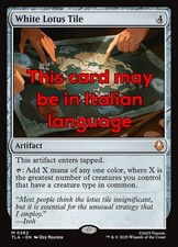 MTG WHITE LOTUS TILE FOIL EXC