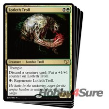 Lotleth Troll X4 M/NM Magic: The Gathering MTG Commander 2015