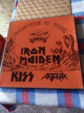 MONSTERS OF ROCK Iron Maiden, Kiss, Anthrax 3LP Box Live Modena '88 NMint, RARE!