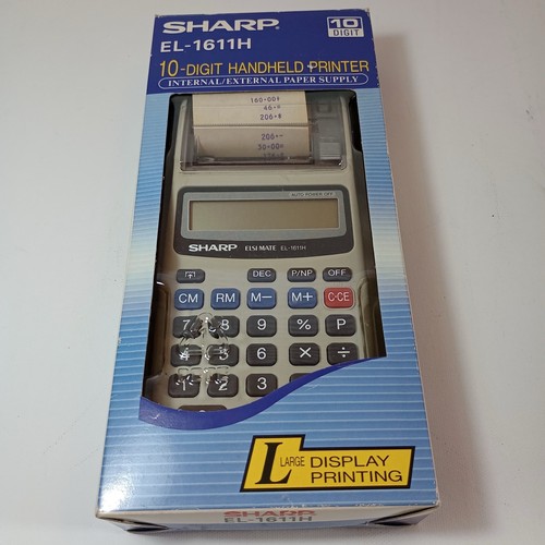 Sharp 1611h calcolatrice di - sharp, el-1611h