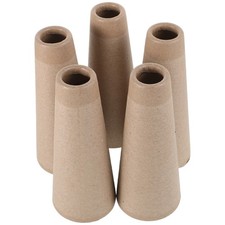  5 pezzi di lana tubi di avvolgitore cono di carta cono di lana di lana bobina