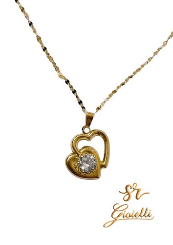 Collana punto luce - punto, giallo