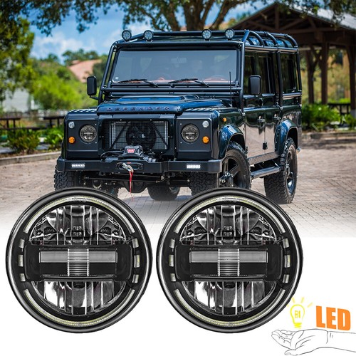 Fari led halo drl per - led, 7"