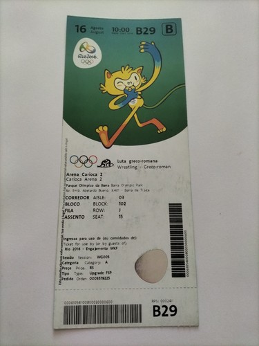 Biglietto olimpiadi 08 - biglietto, 16.08