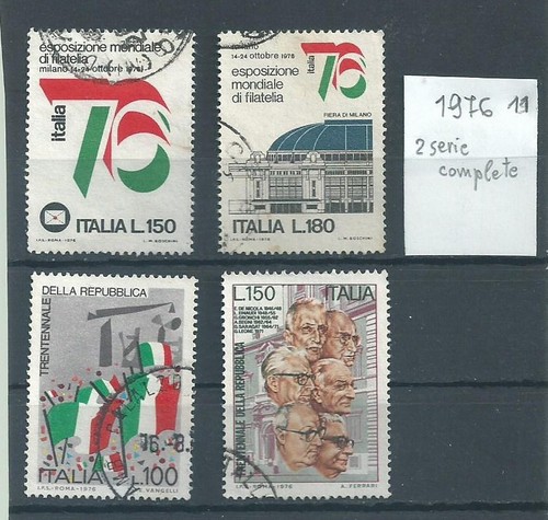 Francobolli italia 1976 - francobolli, 1976.