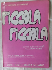 CARMEN VILLANI "PICCOLA PICCOLA" - LAURA CONTI "LA BARCHETTA (In mezzo al mare)"