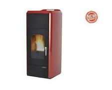 LAMINOX TLV18IRS ROSSO GRETA IDRO LUX STUFA A PELLET IDROVENTILATA 19,6 kW 500m³