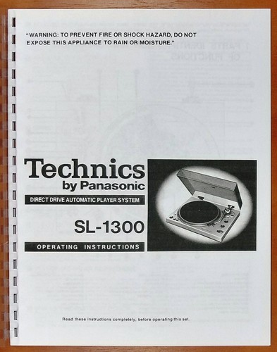 Technics 1300 giradischi - technics,