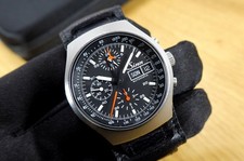 SINN 157 pz 40 mm cronografo Lemania 5100 BOX automatico cinturino pelle vintage