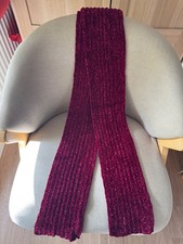 Sciarpa in ciniglia - vino