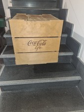 Cassa cassetta in legno coca cola cocacola life scatola