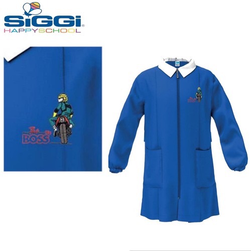 Grembiule scuola blu - , con