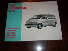 Manuale D'Officina Ford Aerostar Elektrik + Pneumatico, Stand 1991