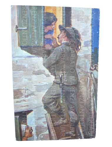 Cartolina militare soldato - militare,
