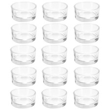 15 Pcs Vasetti Per Candele Barattoli Portacandele Trasparenti