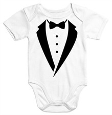 Body neonato tuta smoking