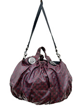 BORSA BAG GUCCI VINTAGE GG MAROON CRYSTAL MONOGRAM