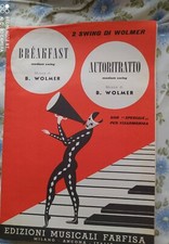 B. WOLMER "BREAKFAST" - "AUTORITRATTO" - SPARTITO VINTAGE 1960