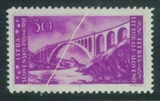 86558 - YUGOSLAVIA Istria occupazione FRANCOBOLLO errore di stampa PLIE D'ACCARMONION 1947