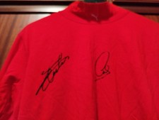 Sottotuta meccanico con autografo di Leclerc e Hamilton - Ferrari - F1