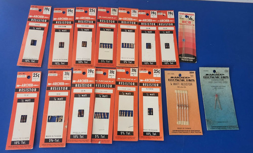 Lotto resistenze nos vintage - resistenze,