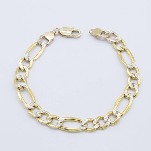 Bracciale link figaro pave - link,