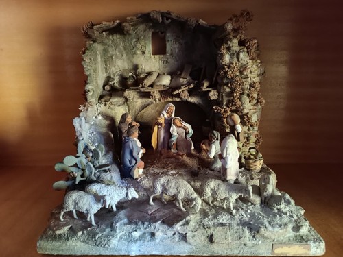 Presepe artigianale con