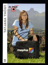 Tatjana Thöny Autogrammkarte