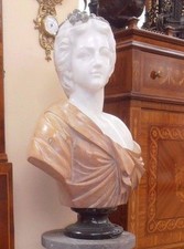 Mezzobusto marmo donna con