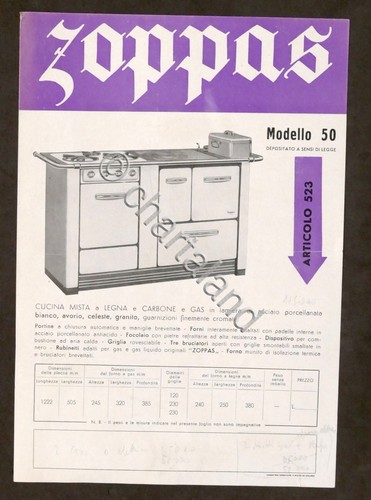 Pubblicità brochure zoppas - pubblicità,