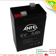 BATTERIA 6V 4Ah PIOMBO LAMPADA EMERGENZA RICARICABILE BILANCIA 4,2A 4,5Ah ACID