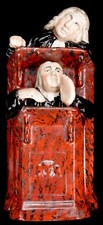 Antica statuina satirica The