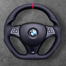 CAMBIO BMW 1 3 E81 E82 E87 M3 E90 E91 E92 FONDO PIATTO VOLANTE PERSONALIZZATO