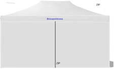 GAZEBO PIEGHEVOLE BIANCO 3X4,5